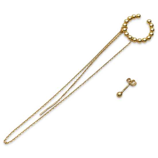 Berano Ohrringe - Manschette vergoldet